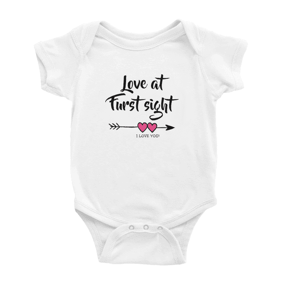 Love At First Sight Cute Baby Bodysuit Boy Girl Unisex