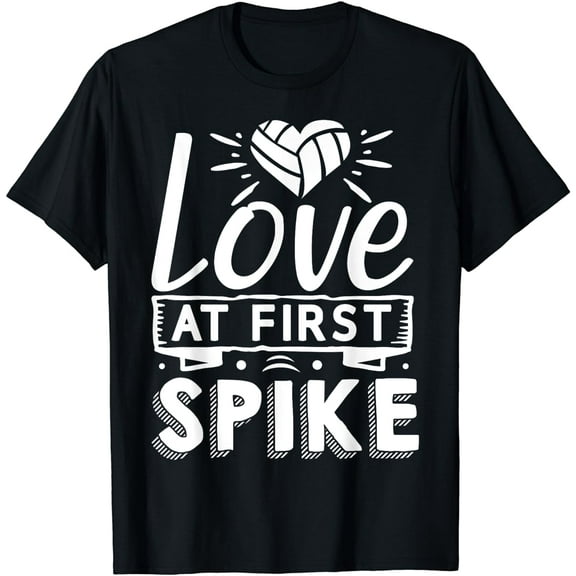 Love At First Spike | Volleyball T-Shirt