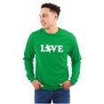 thumbnail image 1 of Love Autism Awareness Puzzle Piece Long Sleeve TShirt Men Women Brisco Brands M, 1 of 6