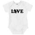 thumbnail image 1 of Love Autism Awareness Puzzle Piece Romper Boys or Girls Infant Baby Brisco Brands 18M, 1 of 6