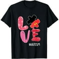 thumbnail image 1 of Love Autism Awareness Puzzle Ribbon Tolerance Different T-Shirt, 1 of 3