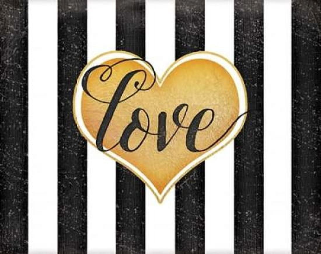 Love B and W Canvas Art - Jennifer Pugh (22 x 28)