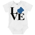 thumbnail image 1 of Love Badge Superhero Cop Police Romper Boys or Girls Infant Baby Brisco Brands NB, 1 of 6