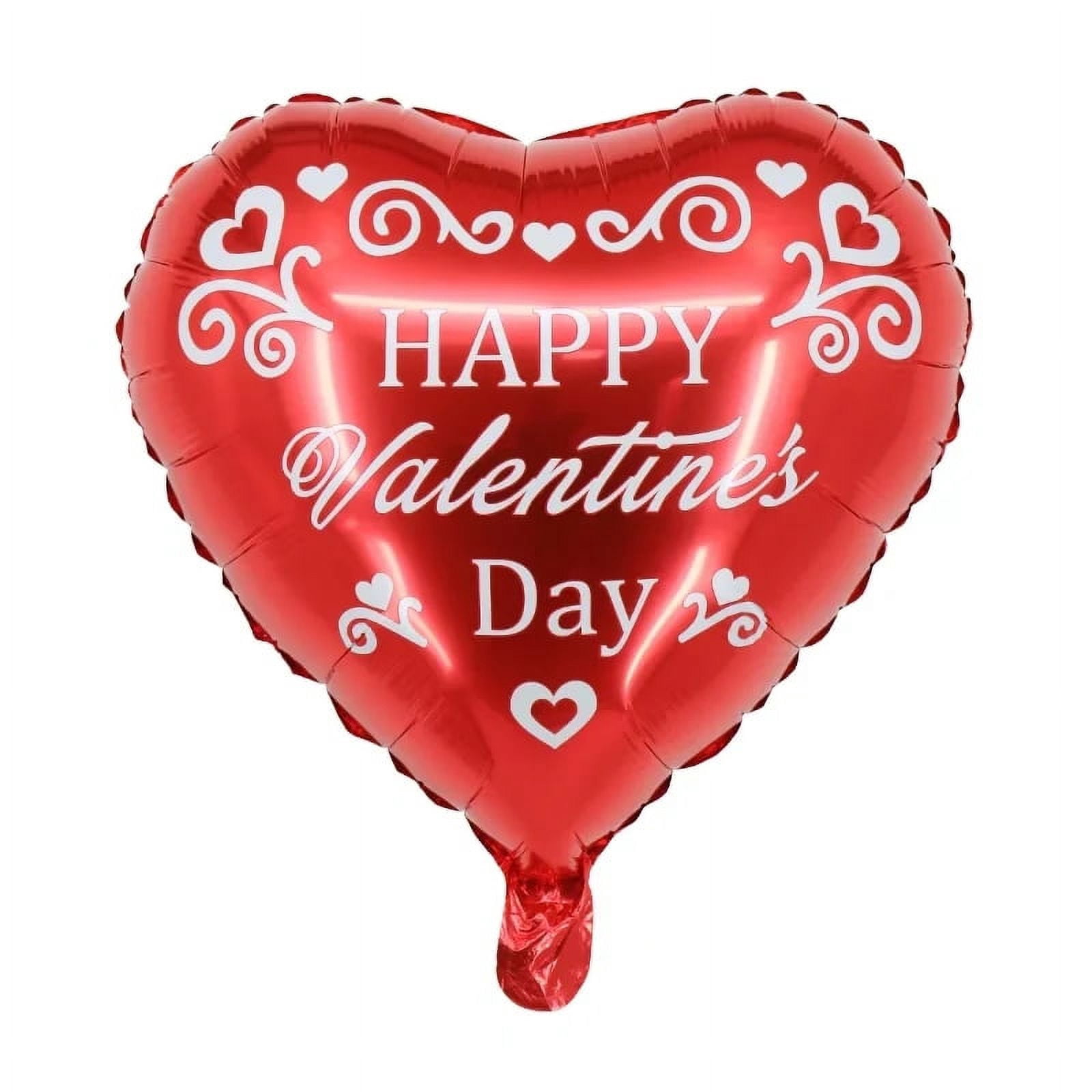 Love Balloon Happy valenintne's day red heart shape 18" - Walmart.com