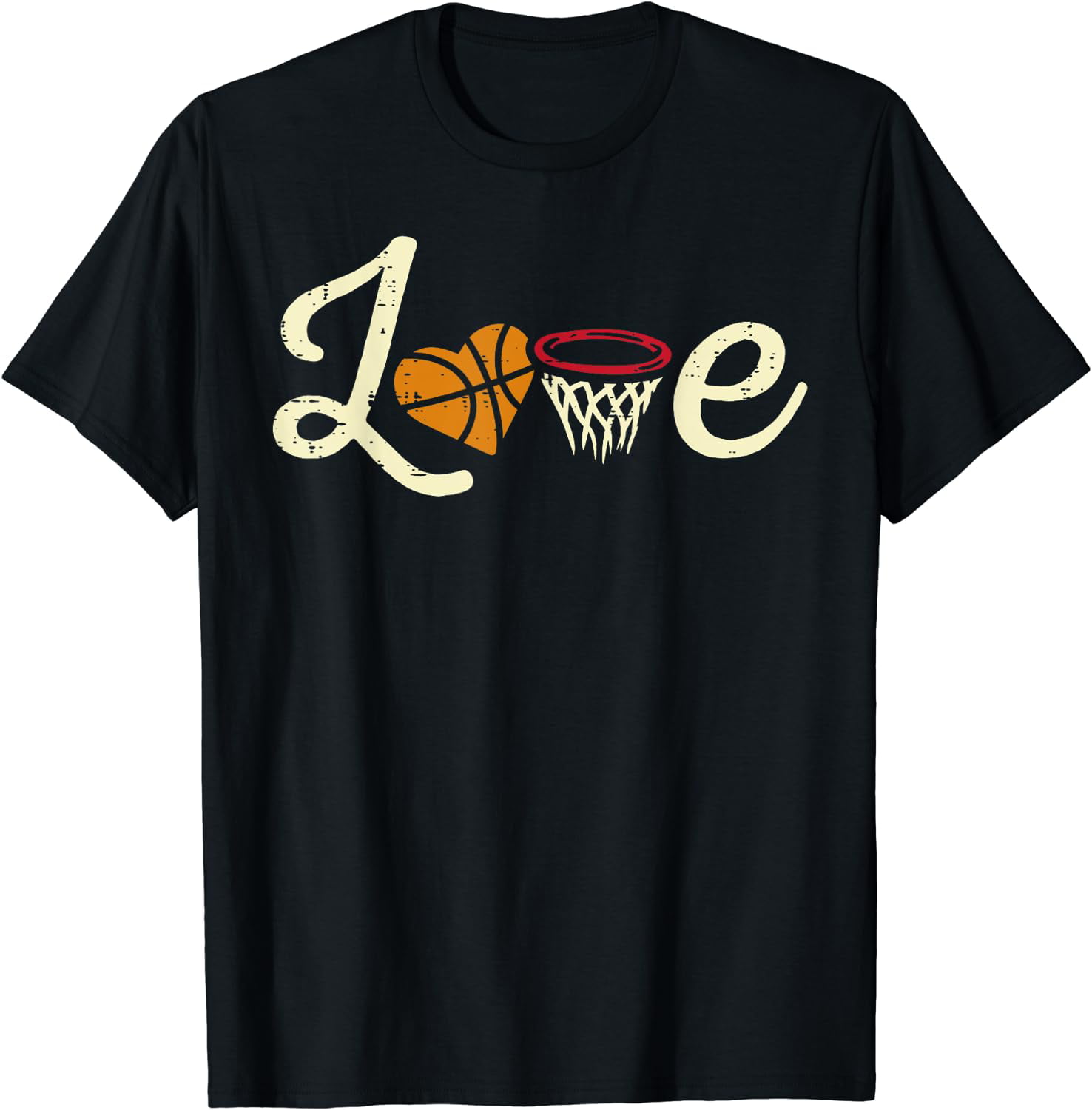 Love Basketball Fan Players Coach Team Baller Men Women T-Shirt ...