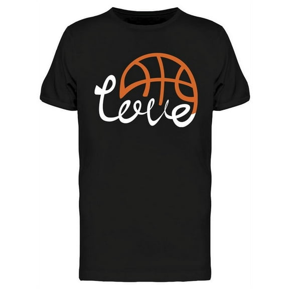 Love Basketball T-Shirt Men -Image by Shutterstock, Male x-Large