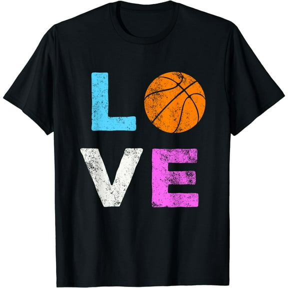 Love Basketball Team Fan Gift T-Shirt