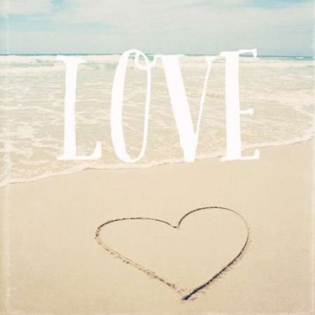 Love Beach Canvas Art - Susannah Tucker Photography (24 x 24)
