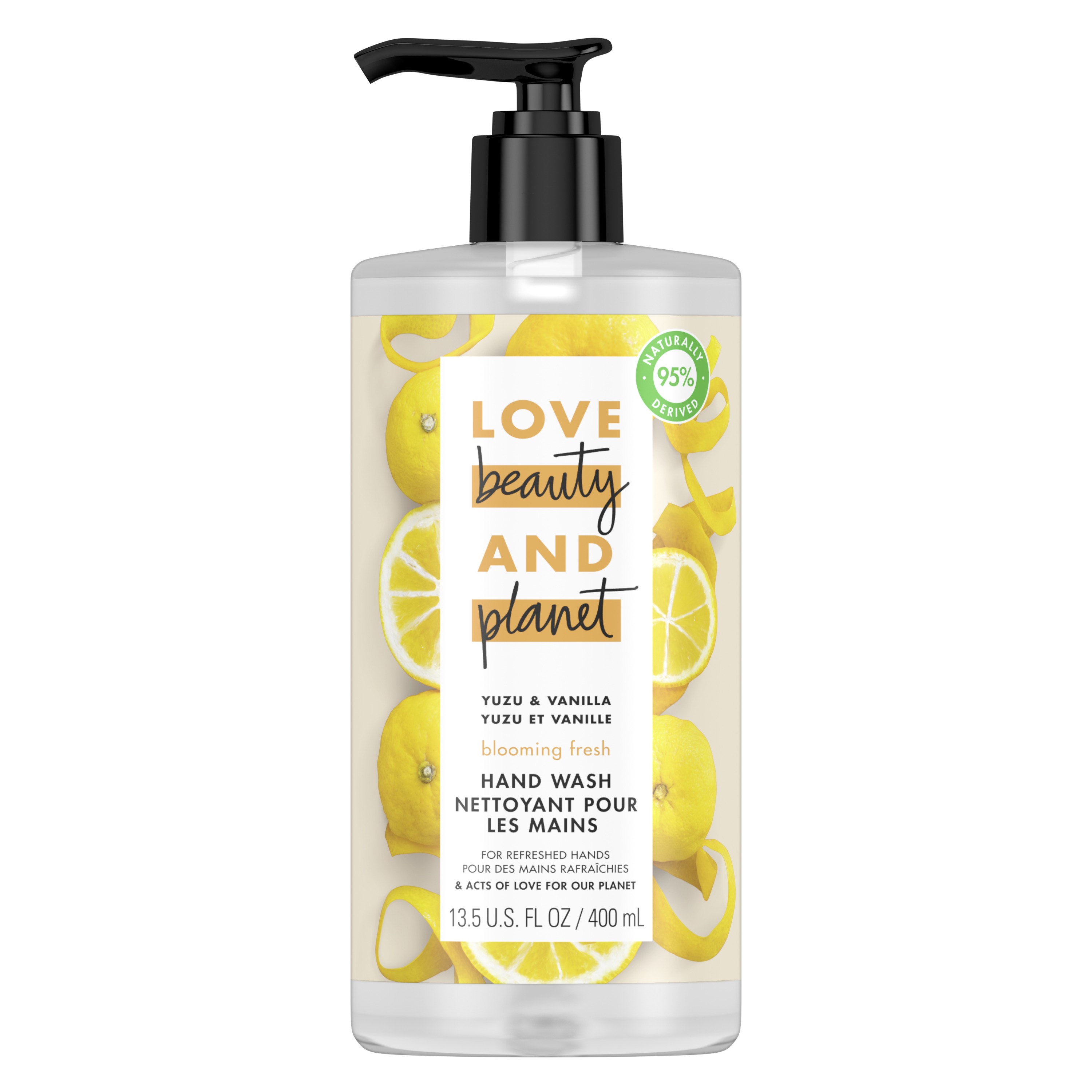 Love Beauty And Planet Blooming Fresh Hand Soap Yuzu & Vanilla 13.5 oz - image 1 of 8