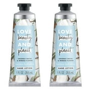Love Beauty And Planet Coconut Water & Mimosa Flower Hand Lotion - 2 Pack Travel Size - 1 fl oz Each Tube