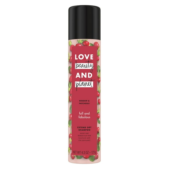 Love Beauty And Planet Full and Fabulous Extend Dry Shampoo Rosehip & Patchouli 4.3 oz