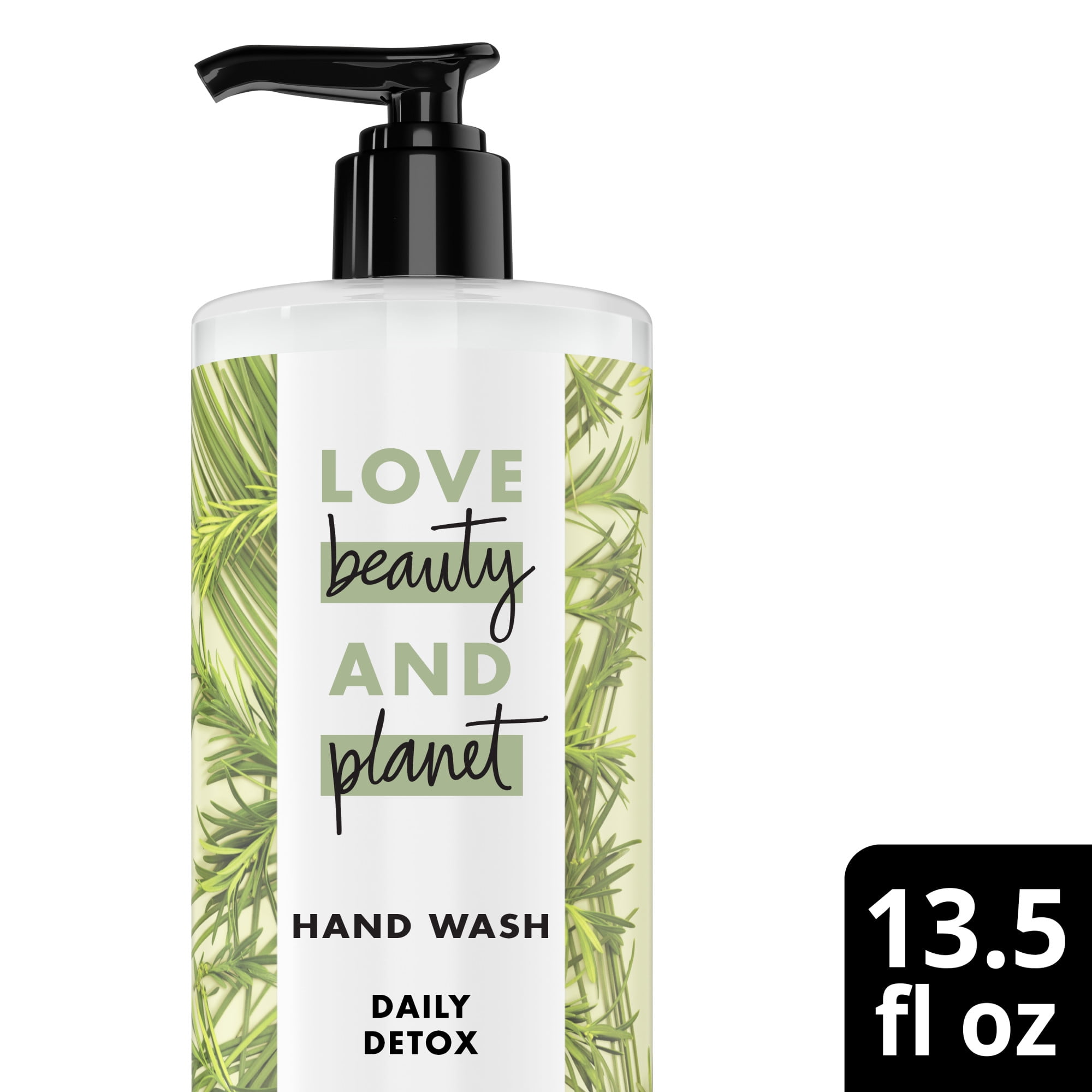 Love Beauty & Planet Daily Detox Hand Soap Tea Tree Oil & Vetiver 13.5 oz