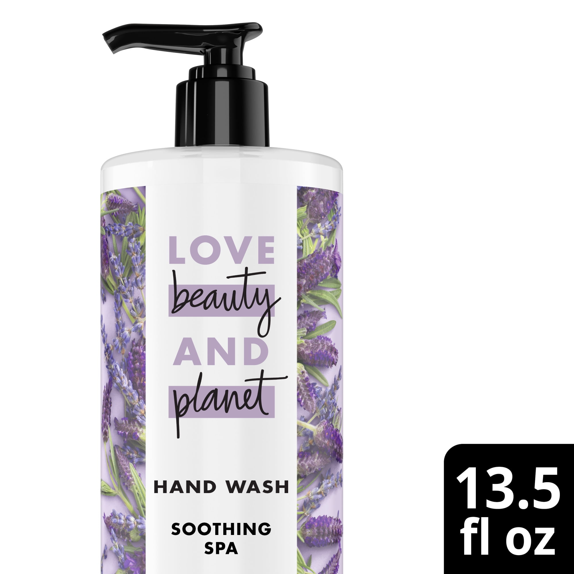 Love Beauty & Planet Soothing Spa Hand Soap Argan Oil & Lavender 13.5 oz
