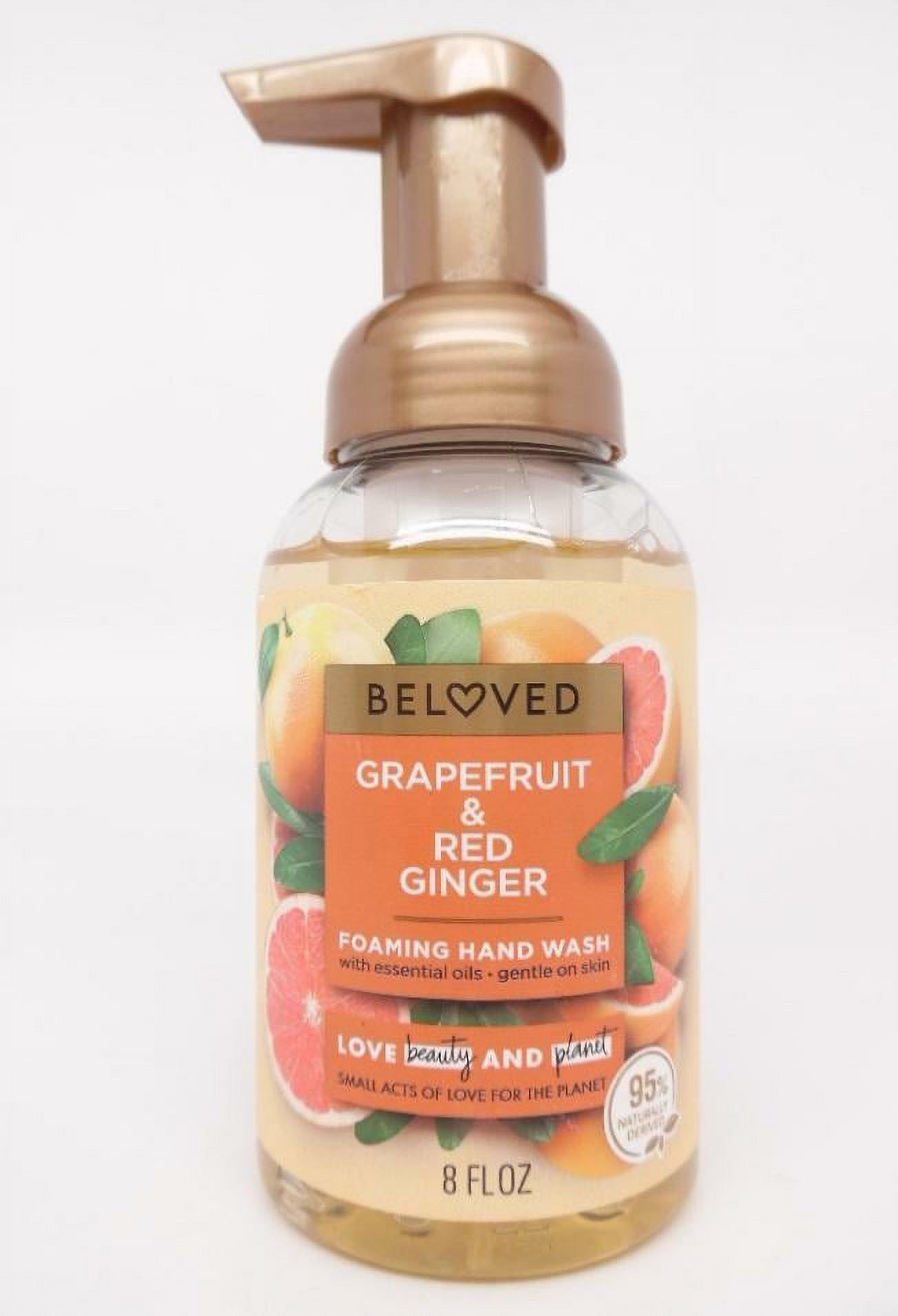 Love Beauty and Beloved Foaming Hand Wash, Grapefruit & Red Ginger, 8 oz.