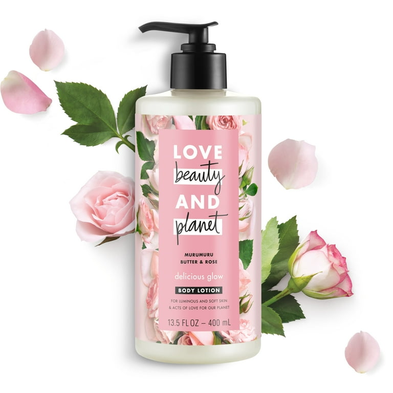 Love Beauty And Planet Murumuru Butter Rose Body Lotion Delicious Glow 13.5 Fl OZ Walmart
