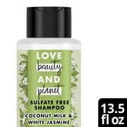 Love Beauty and Planet Daily Shampoo for Curly Hair with Coconut Milk, White Jasmine, 13.5 fl oz