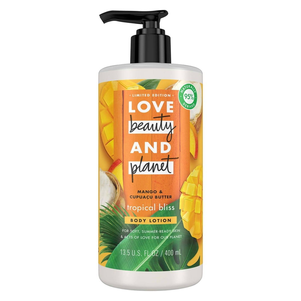 Love Beauty and Planet Nourishing Daily Shampoo, Murumuru Butter & Rose,  13.5 fl oz 