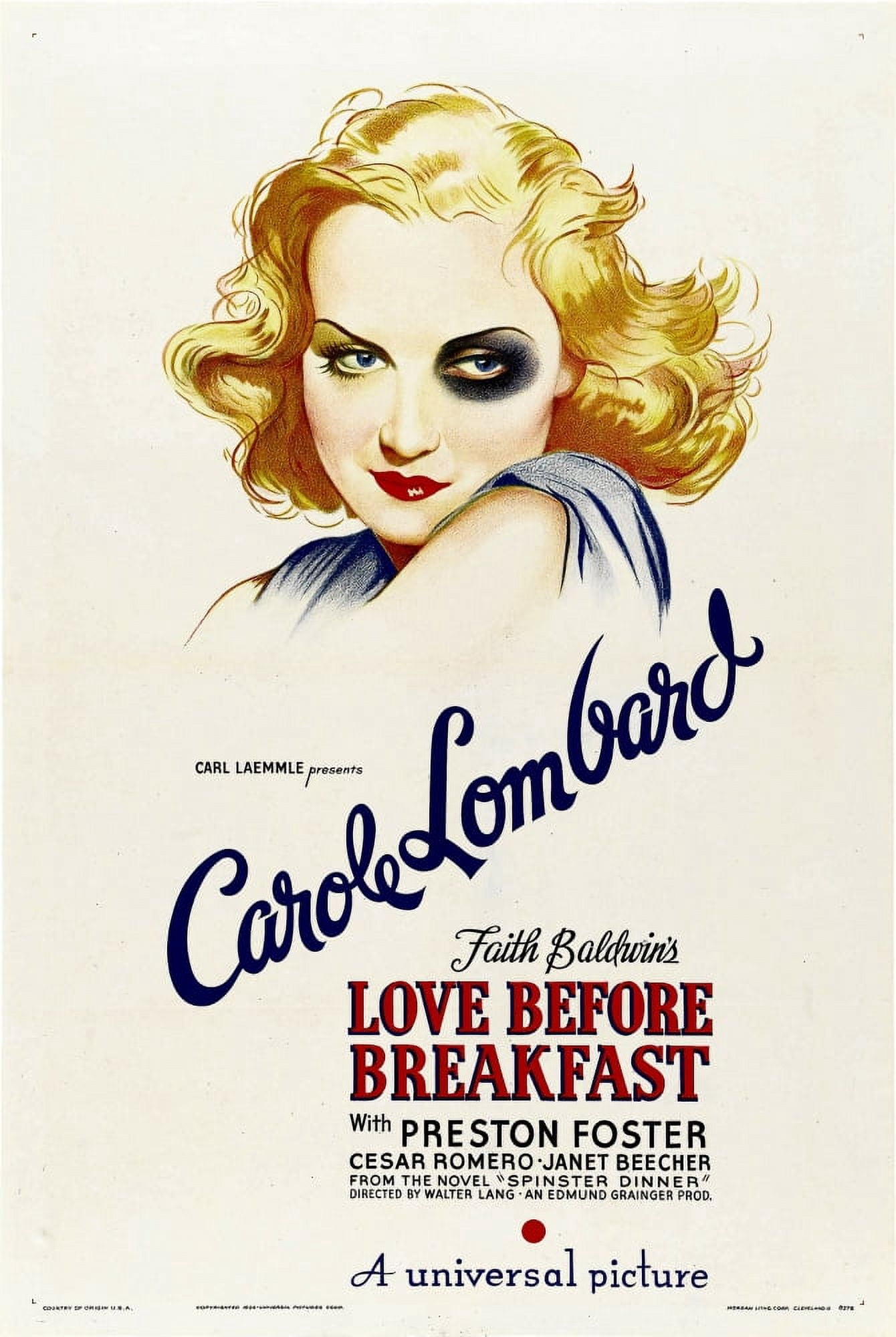 Love Before Breakfast Canvas Art -  (11 x 17)
