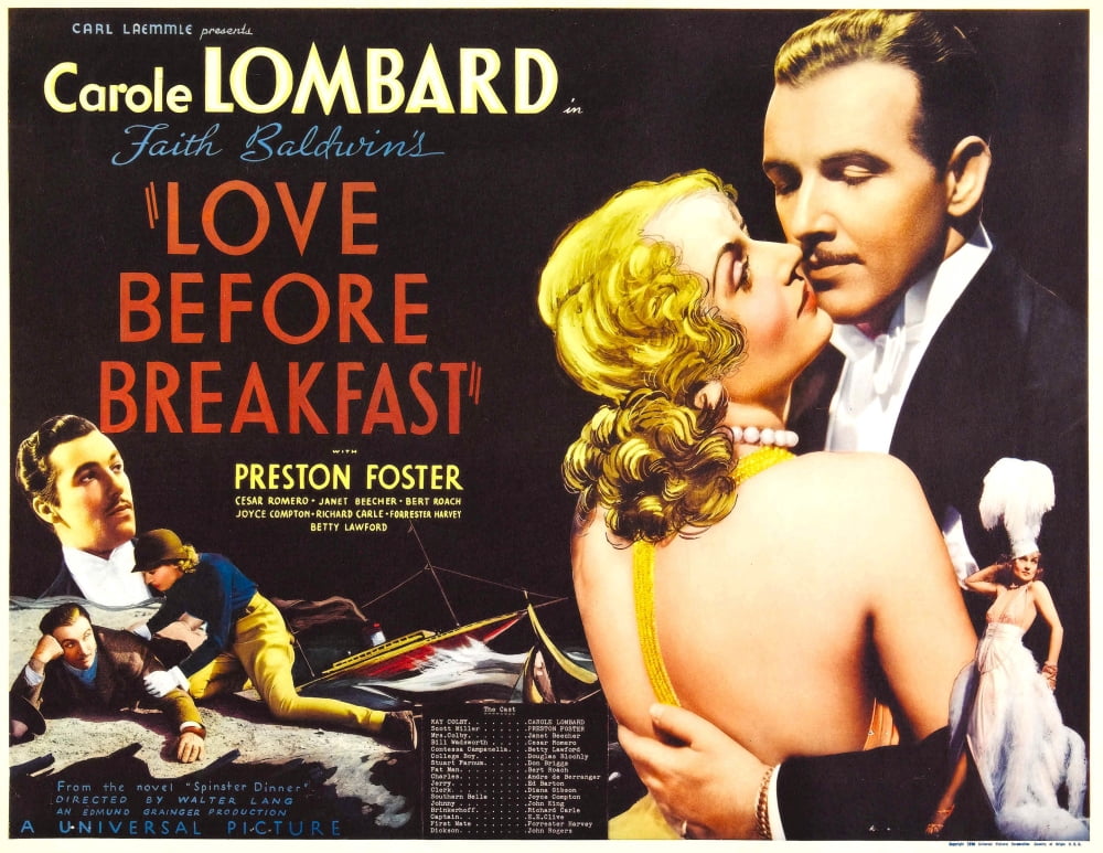 Love Before Breakfast Canvas Art - (28 x 22)