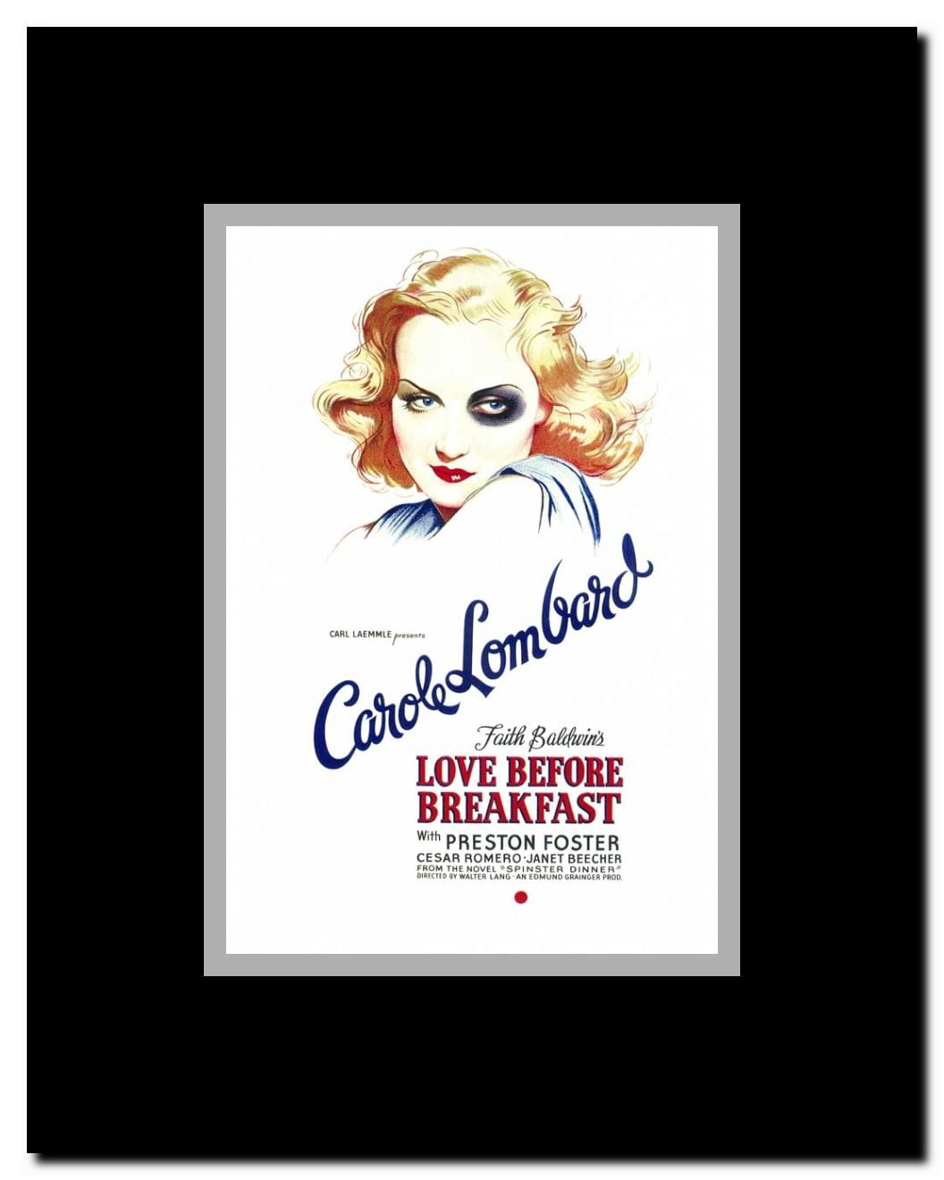 Love Before Breakfast Framed Movie Poster