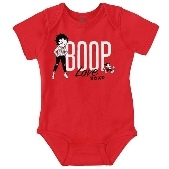 Love Betty Boop Hugs and Kisses Bodysuit Jumper Girls Infant Baby Brisco Brands 18M