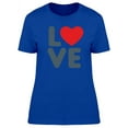 thumbnail image 1 of Love Big Heart T-Shirt Women -Image by Shutterstock, Female Small, 1 of 2