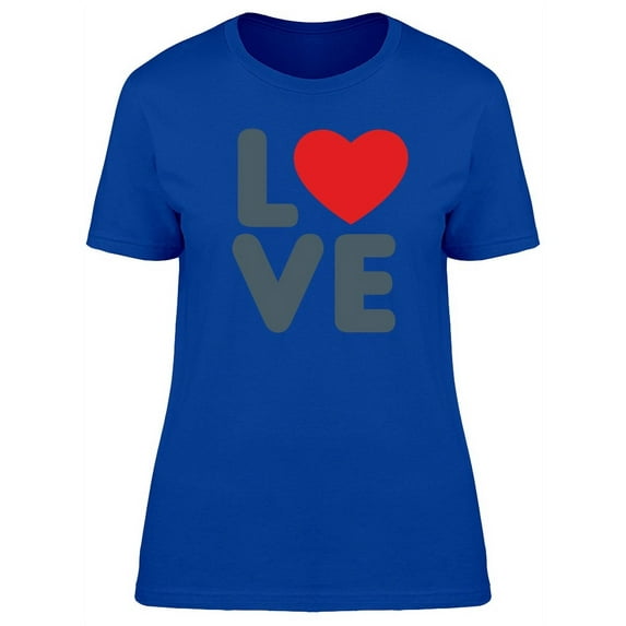 Love Big Heart T-Shirt Women -Image by Shutterstock, Female XX-Large