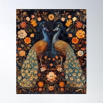 Love Birds. Poster Wall Art, Modern Wall Decor For Living Room Bedroom, 8x12 UNFRAMED