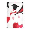 thumbnail image 1 of Love Birds and Hearts Kitchen Towels Set of 4 Tea Towels for Kitchen Decorative Waffle Dishcloths 28x18in, 1 of 7