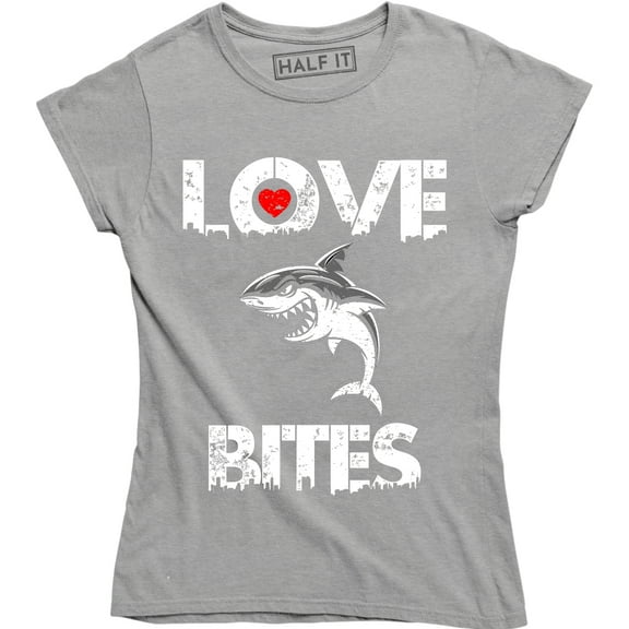 Love Bites - Funny Great White Shark Women's T-Shirt