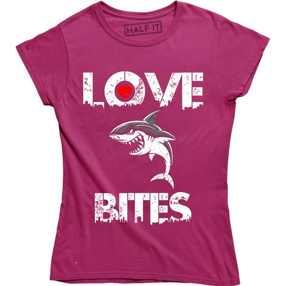 Love Bites - Funny Great White Shark Women's T-Shirt