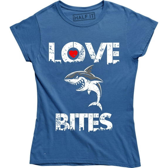 Love Bites - Funny Great White Shark Women's T-Shirt