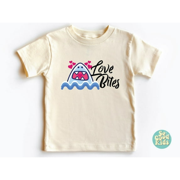 Love Bites Valentine Baby Shirt, Valentine Shirt Toddler, Cute Valentines Day Kids Shirts, Shark Valentine Baby Shirt, New Born, Baby Shower Gift, New Parents Gift