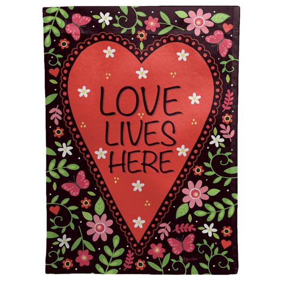 Love Blocker Garden Flag by Ashton