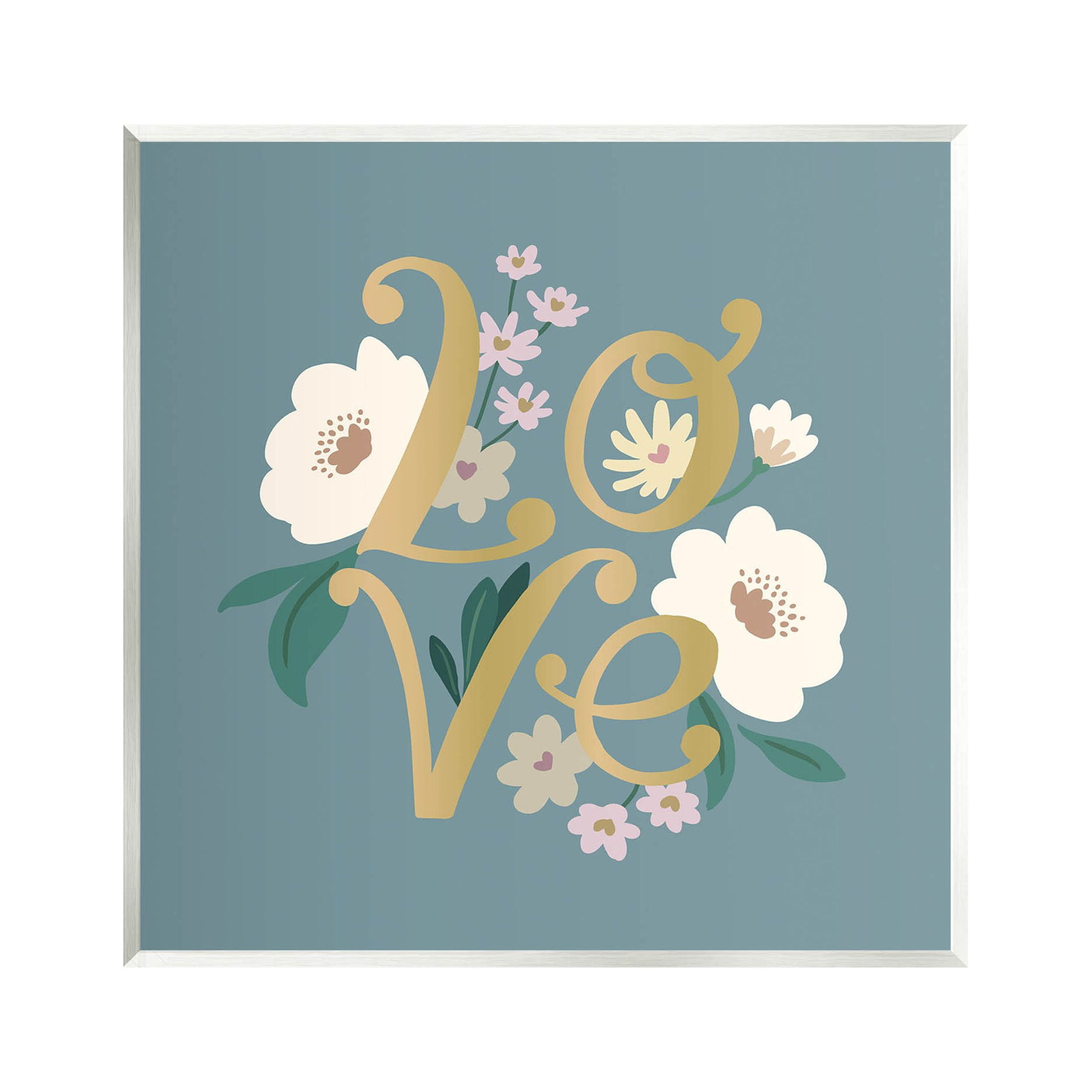Love Blooming Florals Arrangement Botanical & Floral Graphic Art Unframed Art Print Wall Art