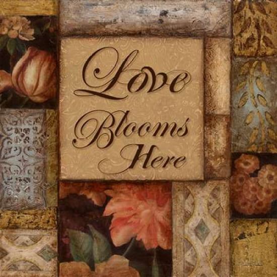 Love Blooms Here Canvas Art - Tava Studios (24 x 24)