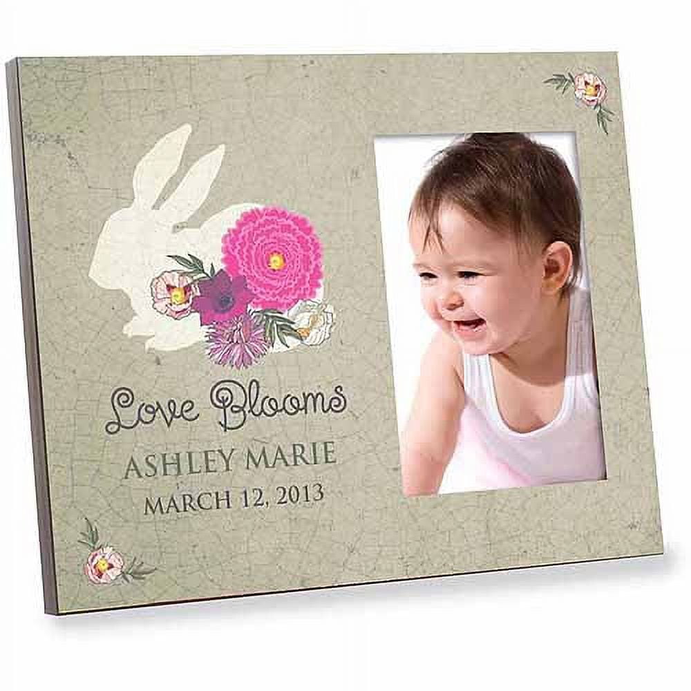 Love Blooms Personalized Frame