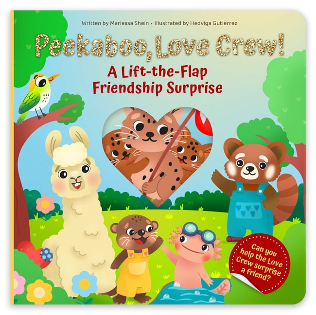 Peekaboo Crew! Peekaboo, Love Crew!: A Lift-The-Flap Friendship Surprise, Book 2, (Board Book)