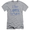 thumbnail image 1 of Love Boat Distressed Adult 30/1 T-Shirt Athletic Heather, 1 of 2