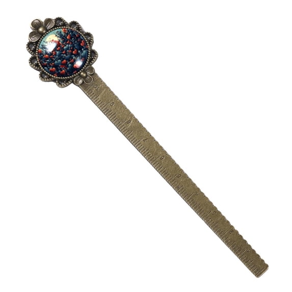 Love Book Marks - Lace Bookmark in Antique Bronze: a Gift for Readers and Book Lovers