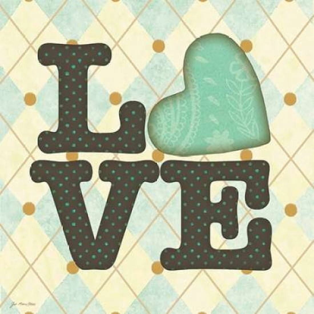 Love Boys Canvas Art - Jo Moulton (24 x 24)