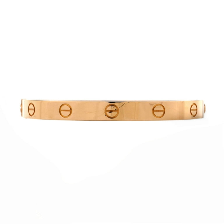 Pre-Owned Cartier Love Bracelet 18K Rose Gold By Rebag