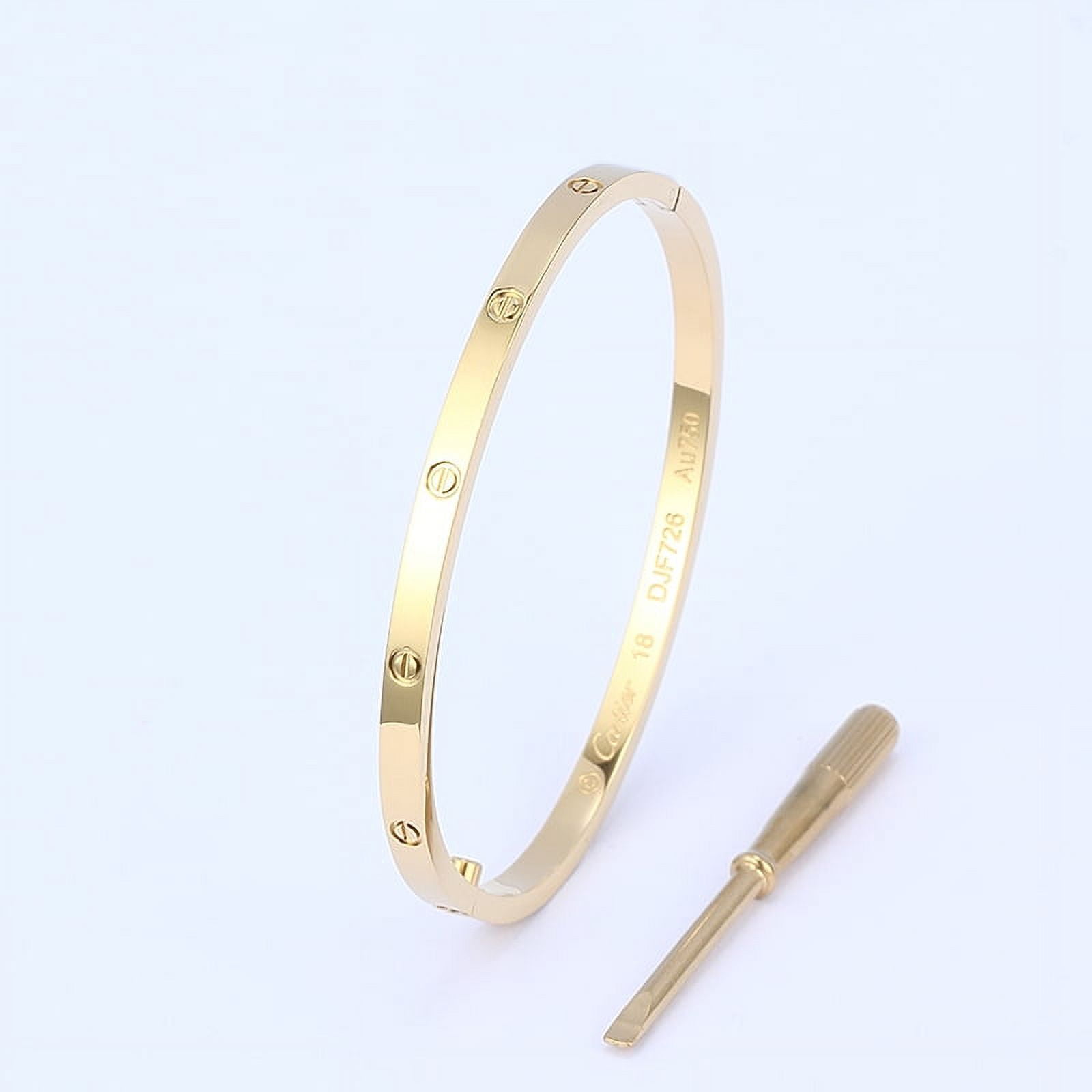 All Stone Screw Bracelet – The Goldbar ™