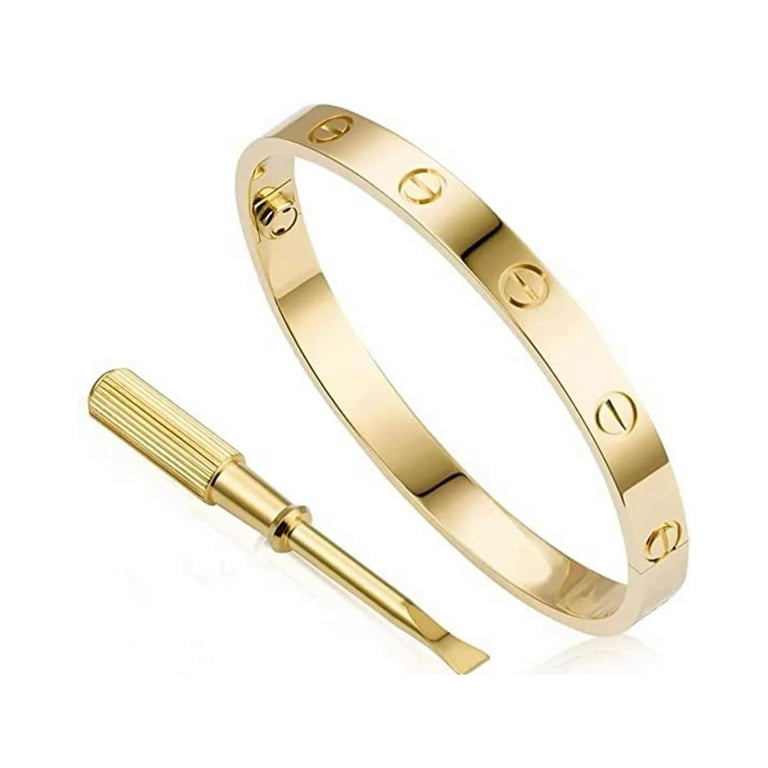 Love Bracelet with Titanium Steel Matching Bracelets Women's