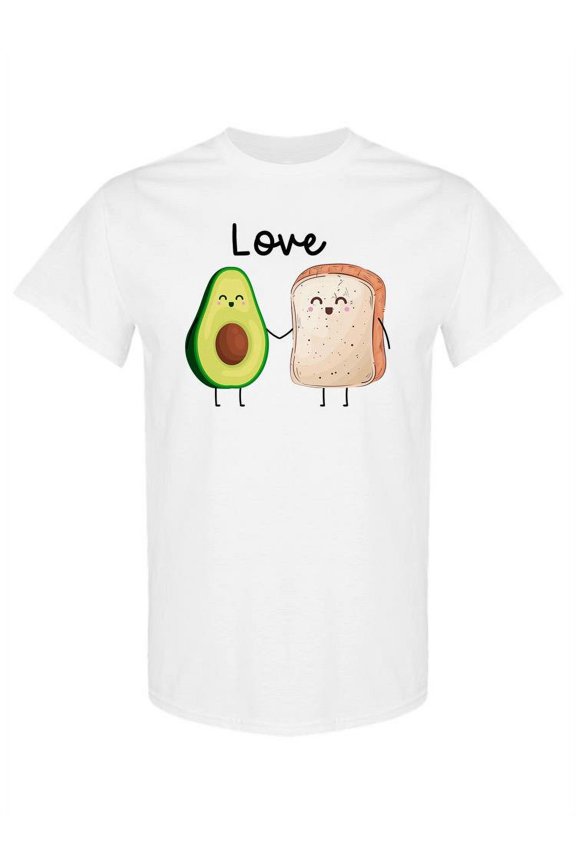 Love Bread And Avocado T-Shirt Women -SPIdeals Designs, Female Small