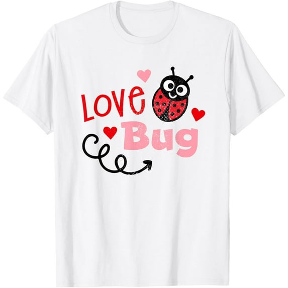 Love Bug Cute Lady Bug Vintage Valentines T-Shirt