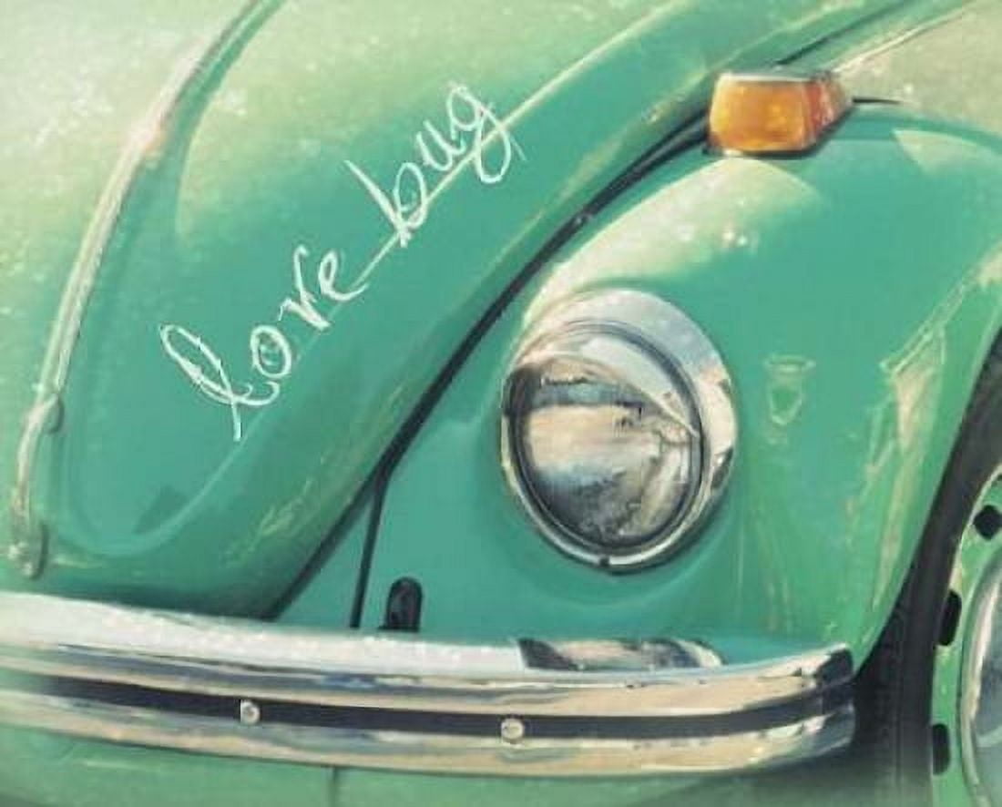 Love Bug Green Canvas Art - Vicki Dvorak (24 x 30)