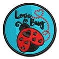 thumbnail image 1 of Love Bug Ladybug Lady Applique Multi-Color Embroidered Iron-On Patch - 3.5 Inch Large, 1 of 5