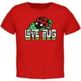 thumbnail image 1 of Love Bug Ladybug Retro 70s Toddler T Shirt Red Toddler Size 5/6, 1 of 1