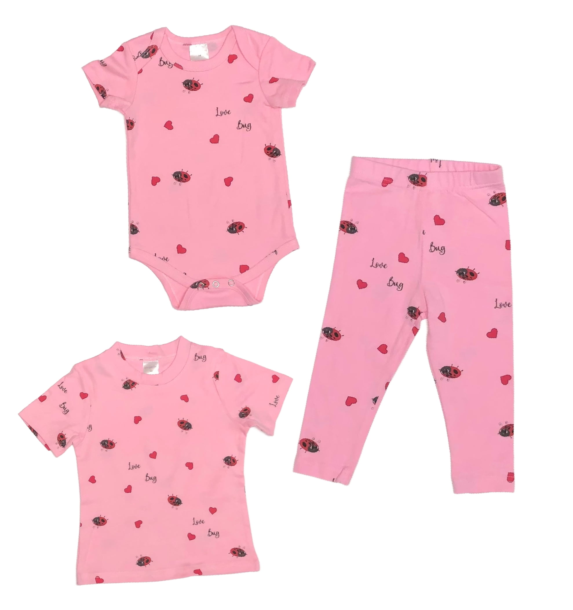 Babyhug 100% Cotton Clothing Gift Set Butterfly Theme Red & White - Pack of 8 main image 0